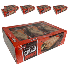 雙色巧克力柳橙威化餅 12包入, 348g, 6盒