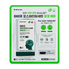 엔젯오리진 하이큐 포스파티딜세린 징코 72g, 90정, 1개 90정, 1개