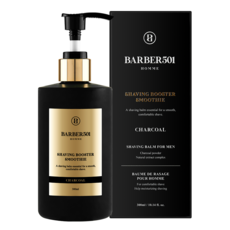 BARBER501 竹炭刮鬍霜, 300ml, 1個