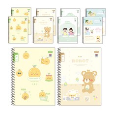 Penpia 1000 Spring 1-2 Diary Boy's Elementary Note 10p, 隨機出貨, 1組