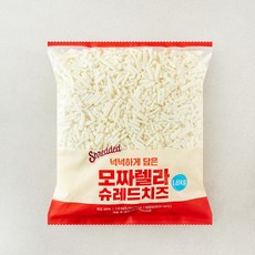 넉넉하게 담은 모짜렐라 슈레드치즈, 1.8kg, 1개, 1개입