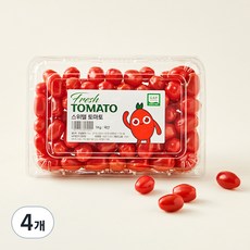 우일팜 GAP 인증 스위텔 토마토, 1kg, 4팩