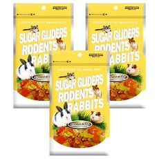 Armonto 阿曼特 鼠兔用南洋綜合水果乾，天然蔬果製成，低熱量高纖維，寵物鼠兔適用, 120g, 3包