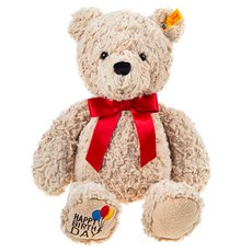 슈타이프 지미 테디베어 생일축하 114069, 35cm, 베이지, 1개