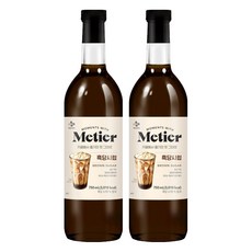 메티에 흑당시럽, 750ml, 2개