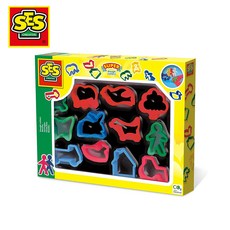荷蘭SES 創意黏土裁切模具組, 00884, 12入