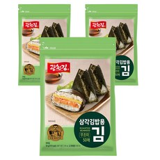 廣川海苔 三角飯糰海苔 無調味款 50片入, 50g, 3包