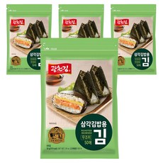 廣川海苔 三角飯糰海苔 無調味款 50片入, 50g, 4包