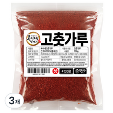 BokineMeokgeori 辣椒粉 普通辣味 小菜用 上, 100g, 3個