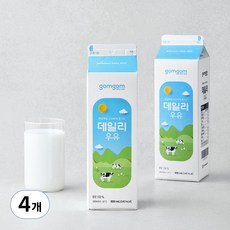 곰곰 데일리 우유, 900ml, 4개 900ml, 4개