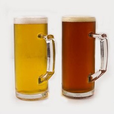 글라스몰 Geullaseumol Borgonovo Reno 把手馬克杯 495cc 2P 2pcs 透明（每個 1ea）