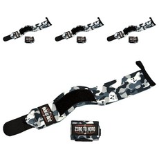 제로투히어로 카모 손목보호대 SIGNATURE 좌우세트, 4세트, 블랙 카모