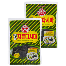 오뚜기 옛날 자른 다시마, 80g, 2개