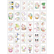 月集 紋身貼紙 30款, K, 1套