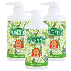 plagentra 嬰兒保濕乳液, 500ml, 3瓶
