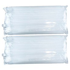 透明直式吸管 7mm x 28cm, 2個, 100入