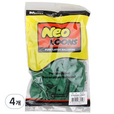 NeoLunce 30 厘米圓形氣球, Standard Green, 200入