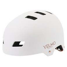 Lalaway Yelmo 安全帽 + 收納袋組合, 1個, 奶油白