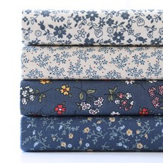 素雅花卉衍縫20棉布 4件組, 單品