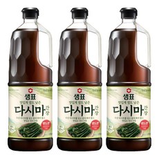 샘표 다시마 간장, 1.7L, 3개