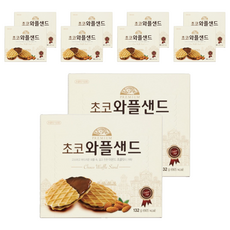 巧克力夾心鬆餅餅乾, 10盒, 132g