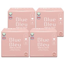 Blue Bleu 棉質包覆褲型衛生棉, M(85~95cm), 4片, 4包