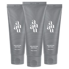 auau Rollingturn毛孔深層清潔泥膜 100g, 1條, 3條