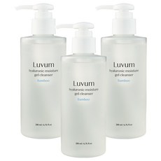 러븀 내추럴 블랑 히알루로닉 젤 클렌저, 200ml, 3개