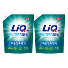 리큐 찌든 얼룩 딥클린 액상세제 일반용, 2개, 2.1L