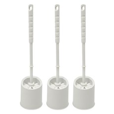 UdiLife 優的生活大師 hold 刷 任意貼壁馬桶刷組 附無痕壁掛貼 球型刷頭清潔無死角, 3組