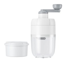 Rebes 家用雪花手動刨冰機, 1個, 灰色, 單品