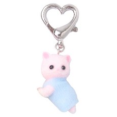 핑크 가운냥 슈즈참 키링, 스카이블루, 1개