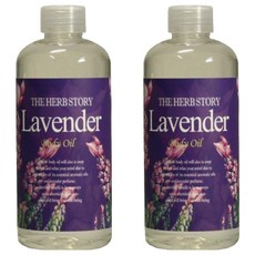 더허브스토리 바디오일 라벤더, 300ml, 2개