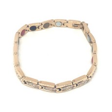 38 A74鍺手鍊 玫瑰金 16片, 1個