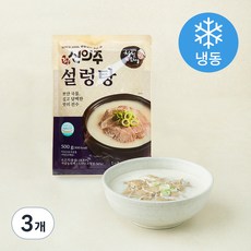 신의주찹쌀순대 신의주 설렁탕 1~2인분 (냉동), 500g, 3개
