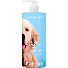 poflab 絲滑平衡保濕滋養亮澤護髮素 狗狗護髮膜 潤絲精, 500ml, 1個