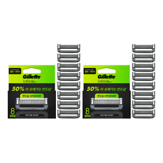 Gillette 吉列 極光系列刮鬍刀替換組, 8入, 2組