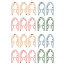 市場情緒旅行的折疊衣架, 隨機發貨, 20件