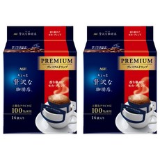 AGF 高級濾掛式摩卡咖啡, 8g, 14入, 2袋