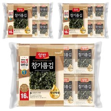 양반 참기름김, 4g, 48개
