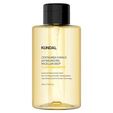 KUNDAL 昆黛爾 pH平衡深層卸妝水, 500ml, 1瓶
