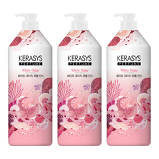 KERASYS 香氛潤髮乳 白色情人節, 3個, 1L