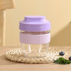 Sarasa 燕麥優格杯 備餐盒 單層 480ml, 1個, 紫色