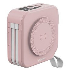 PHILIPS 飛利浦 十合一行動電源, DLP4347C, 粉色