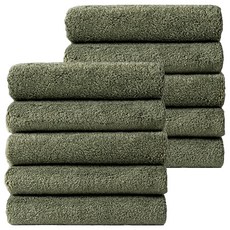 COTTON CLOUD 飯店毛巾 200g 40支 精梳棉 5條, 2套, 開心果色