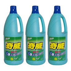 楓康 奇威 漂白水 有效氯濃度5.5%±0.5% 強力漂白 抗菌、漂白、消臭三效合一, 1.5L, 3瓶