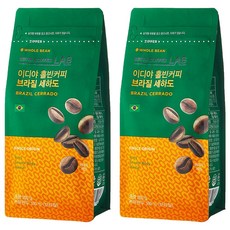 이디야커피연구소 홀빈커피 브라질 세하도, 200g, 2개, 홀빈(분쇄안함)