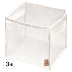 리빙킹 장난감 정리 수납 보관함 바구니 S, 투명, 3개