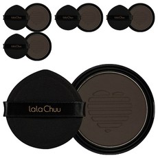 lala Chuu 豐盈髮墊補充裝 15 克, 深棕色, 5個