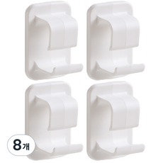 제이포 다용도 대야 걸이 거치대, 화이트, 8개